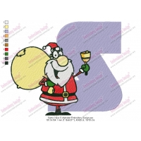 Santa Claus S Alphabet Embroidery Design